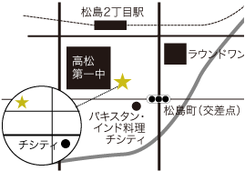「松島子」への地図