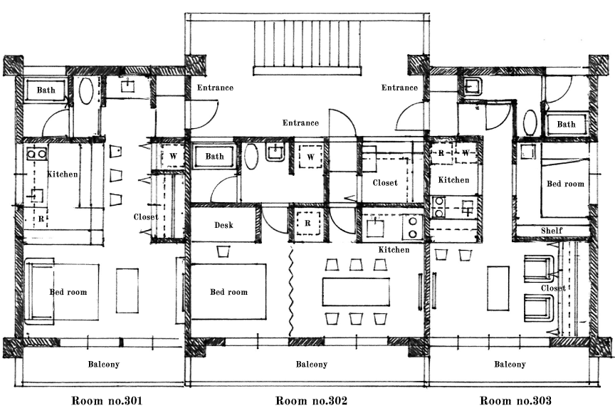 ROOM301,302,303